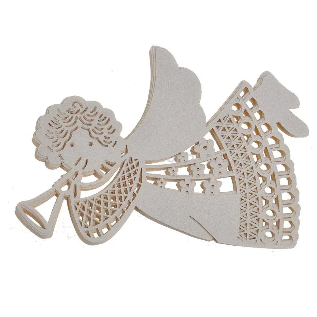 

Approx.50pcs Wedding Baby Shower Party Table Place Name Cards Angle Pattern