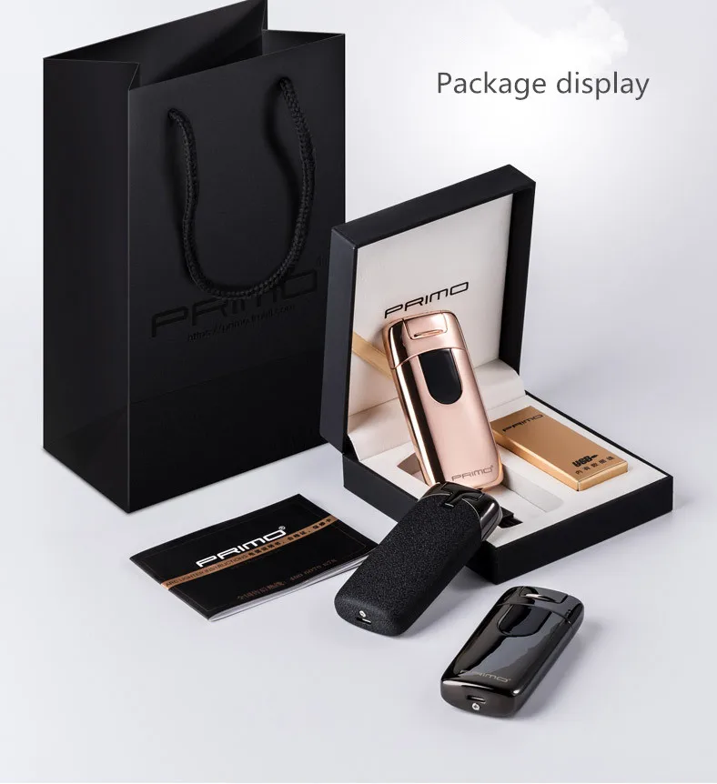 2018 Новое поступление двухдуговая USB Зажигалка перезаряжаемая Электронная