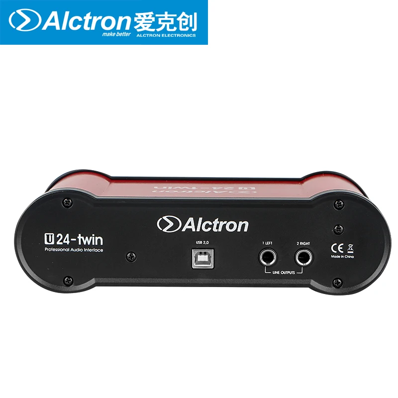 Alctron U24 twin портативная запись прямой трансляции караоке Внешняя USB звуковая карта