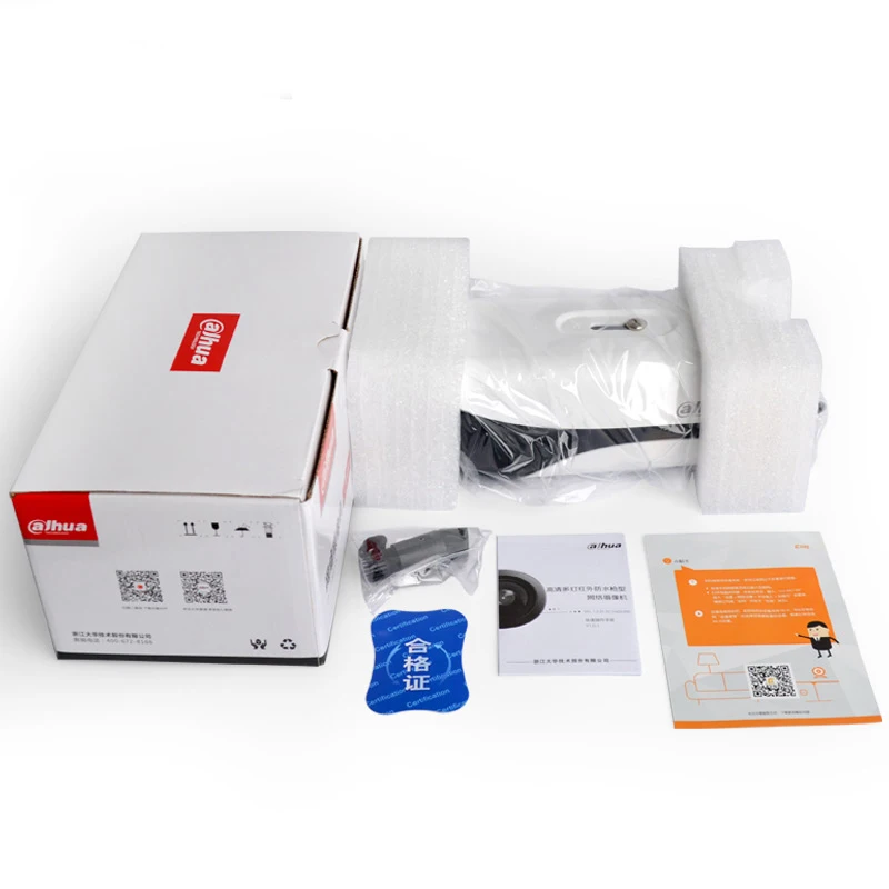 Сетевой видеорегистратор Dahua IP Камера IPC HFW4636M I2 6MP ИК 80 м H.265 / H.264 IP67 с кронштейном multi язык день/ночь WDR (широкий