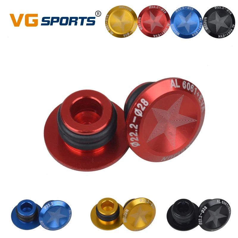 1 пара Алюминий сплава цикл шоссейный велосипед рукоятка конечный замок на Вилки