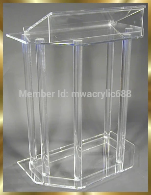 

Free Shipping Beautiful Acrylic Podium Pulpit Lectern