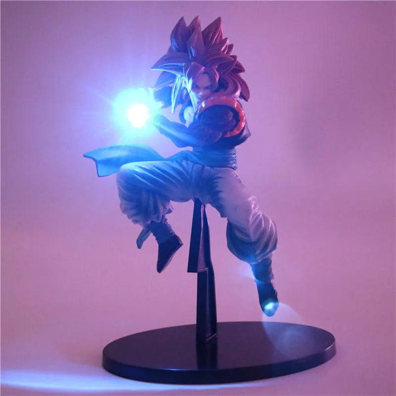 Dragon Ball Z экшн-фигурки ночной Светильник Gogeta Super Saiyan Power аниме и Goku Vegeta Fusion модель