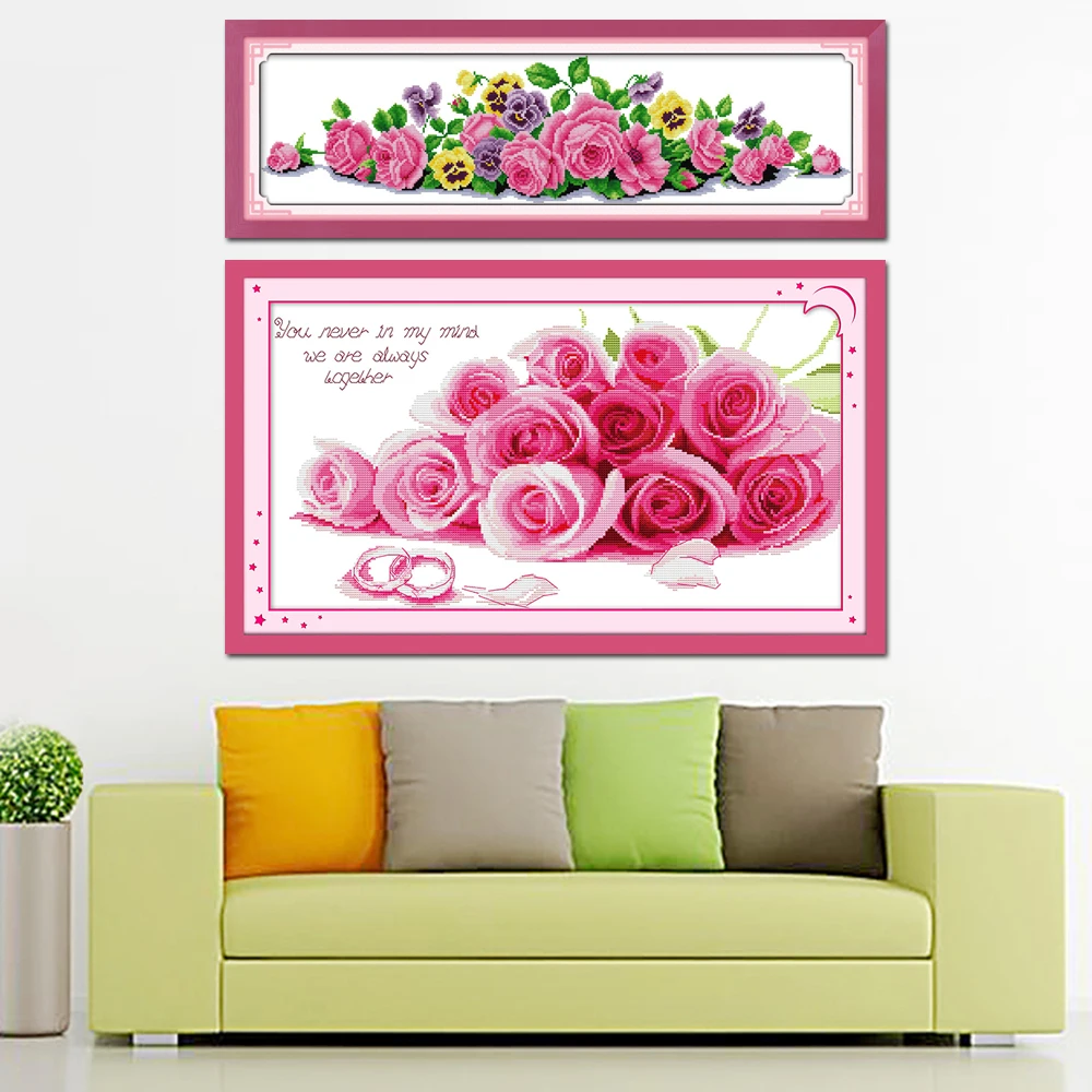 Набор для вышивки крестиком Joy Sunday цветок украшения дома H115 H165|joy sunday|flower cross stitch