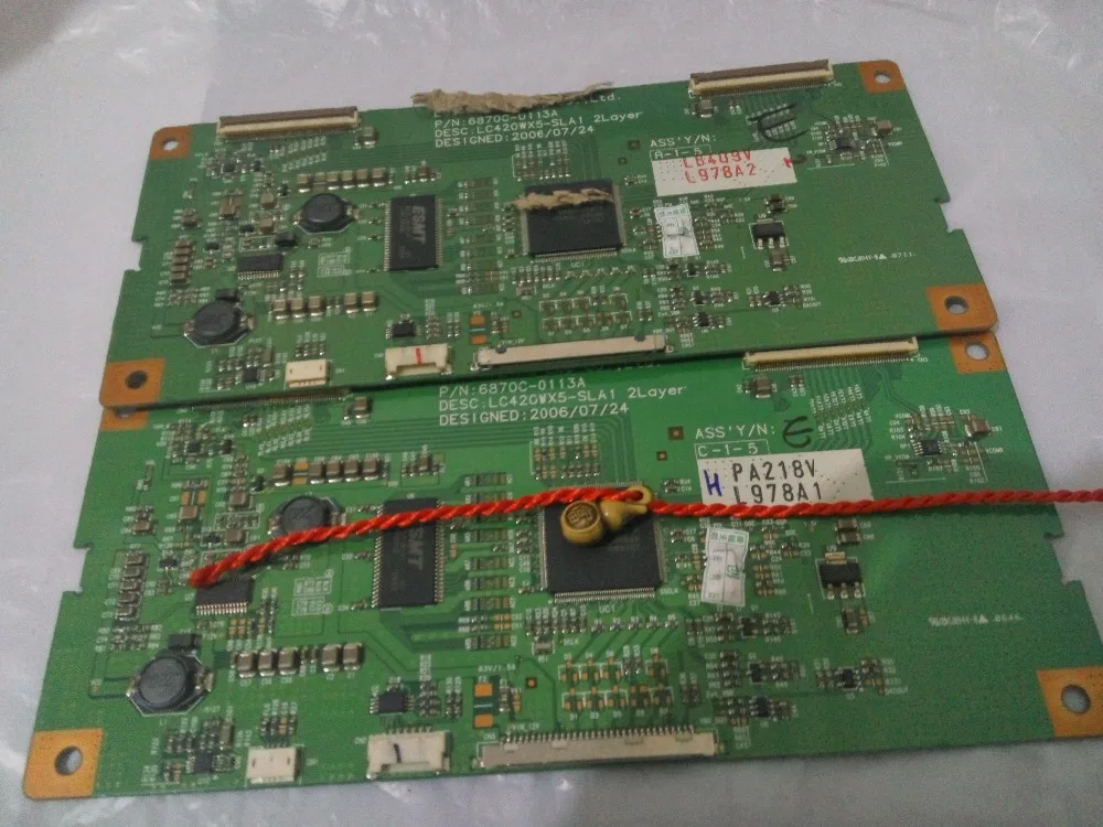 Оригинальная логическая плата lcd42k73 6870c 0113a lc420wx5 подключается к системной плате