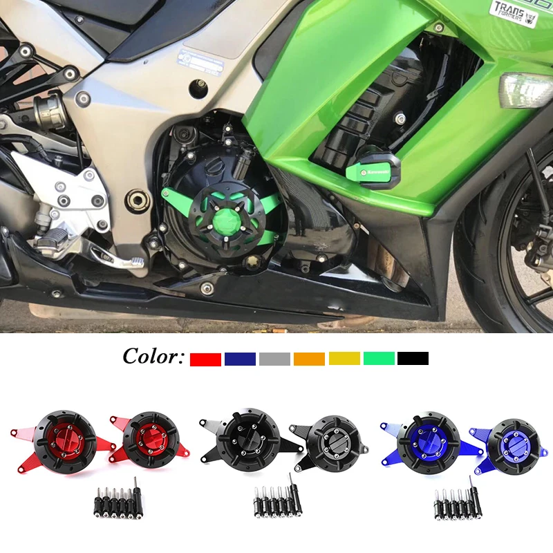 Для KAWASAKI Z1000 2010- Z1000SX 11- Ninja1000 Мотоцикл с ЧПУ алюминиевый двигатель статор Защитная крышка защита