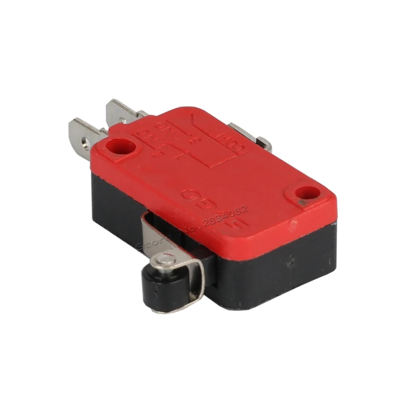 3 16A 250VAC Длинный рычаг мини мгновенный ролик микро переключатель 1NONC pin концевой