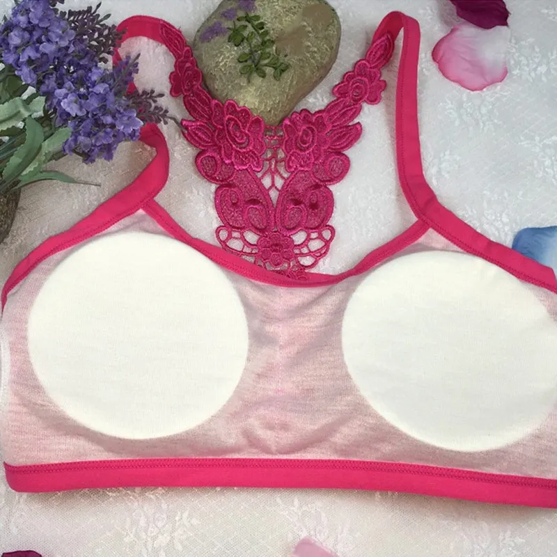 Кроп топ женский эластичный бесшовный пикантный бюстгальтер с чашками бабочек