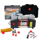 Воздушный насос высокого давления, 12 В, воздушный компрессор для автомобильных шин, домашний насос с двойным цилиндром, цифровой механический насос