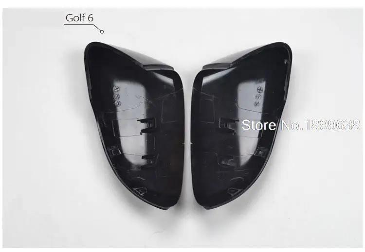 1:1 Replacement Carbon Fiber Rear View Mirror Cover For Volkswagen Golf 6 R20 2008 - 2012 Without LaneAssit | Автомобили и