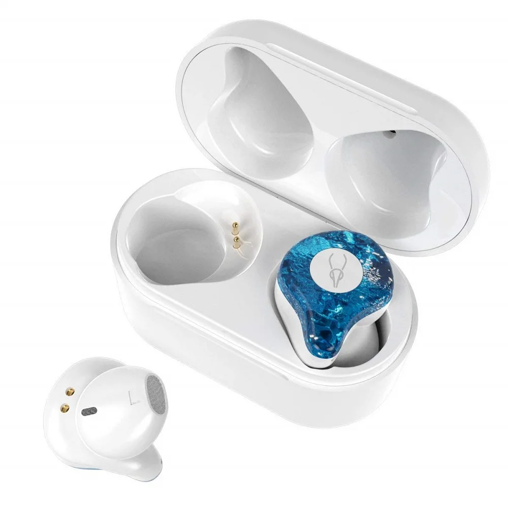 8H Play Time Sabbat X12 Pro TWS настоящие беспроводные Bluetooth наушники, гарнитура с супер басом, микрофоном, наушники для телефона - Цвет: Синий