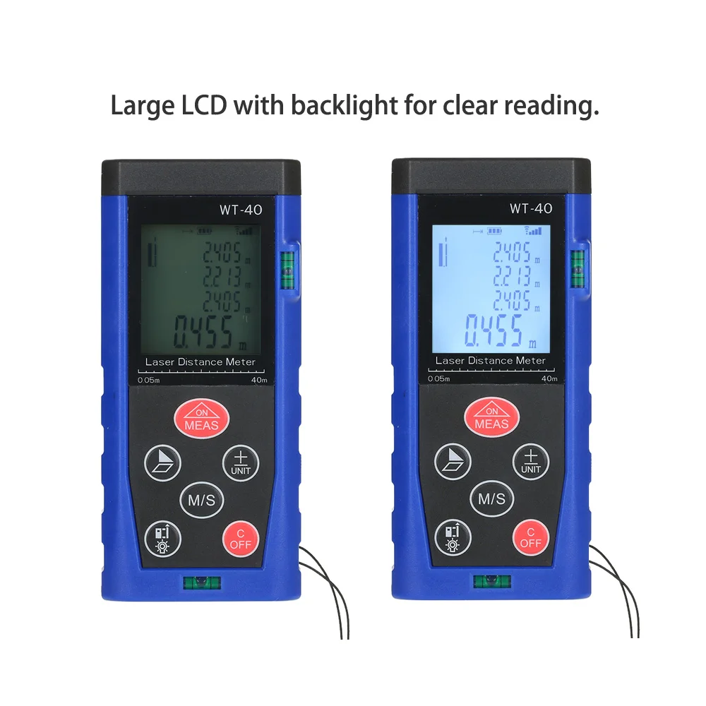 Цифровой лазерный дальномер 40m/131ft|laser distance meter|distance meterlaser |