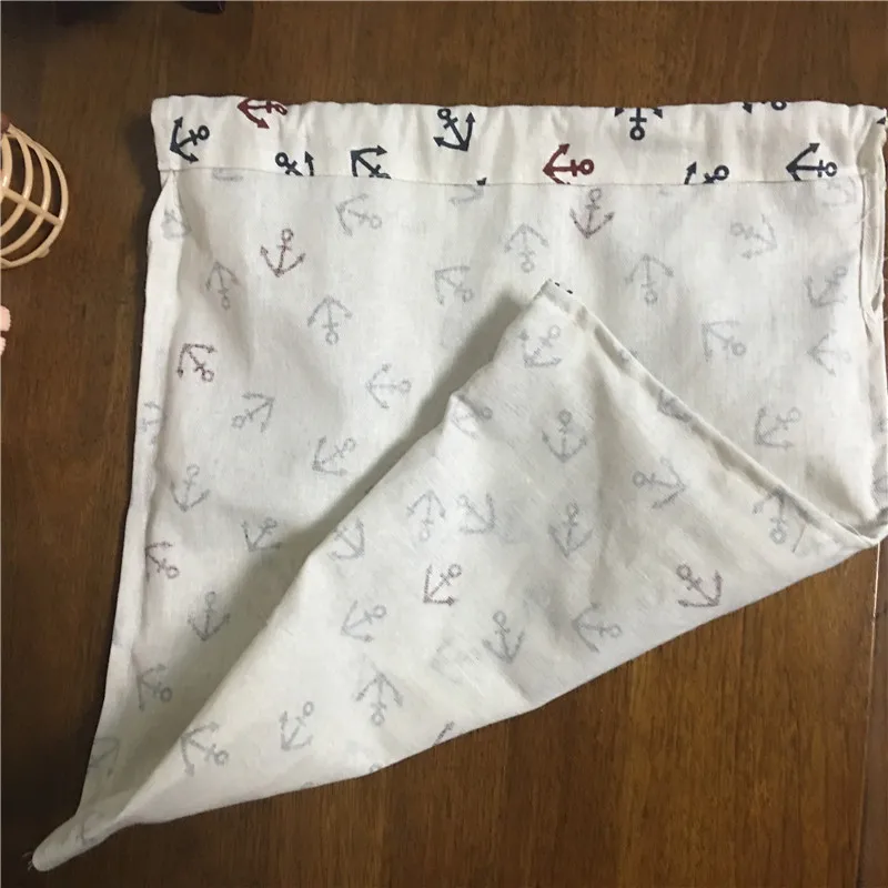 YILE дорожный рюкзак из хлопка и льна на шнурке сумка для обуви маленький якорь 417