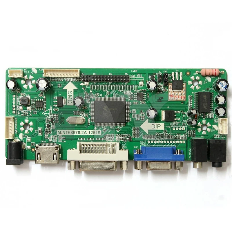 Новый комплект светодиодной платы контроллера Latumab HDMI DVI VGA LCD DIY для панели B156XW04 V.5