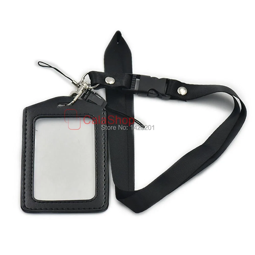 Кожаный горизонтальный вертикальный держатель для карт 15 компл./лот + ремешок ID