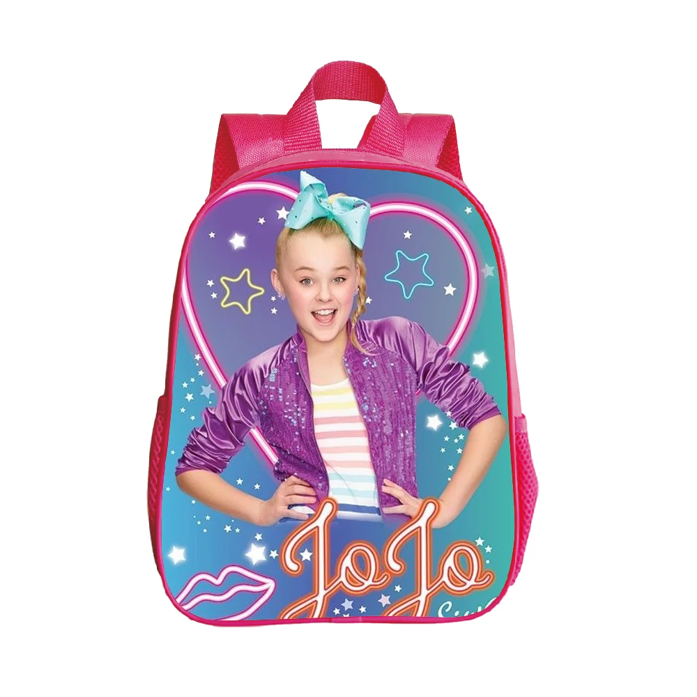 Милый розовый рюкзак Jojo Siwa детский дошкольный с красивым рисунком для начальной
