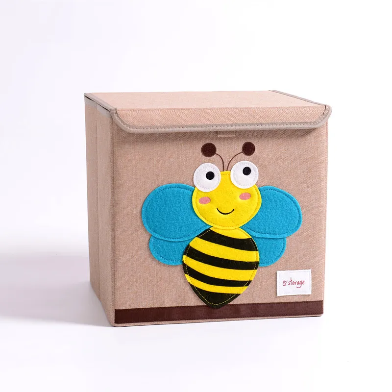 Милый мультяшный ящик для хранения животных детская игрушка органайзер одежды