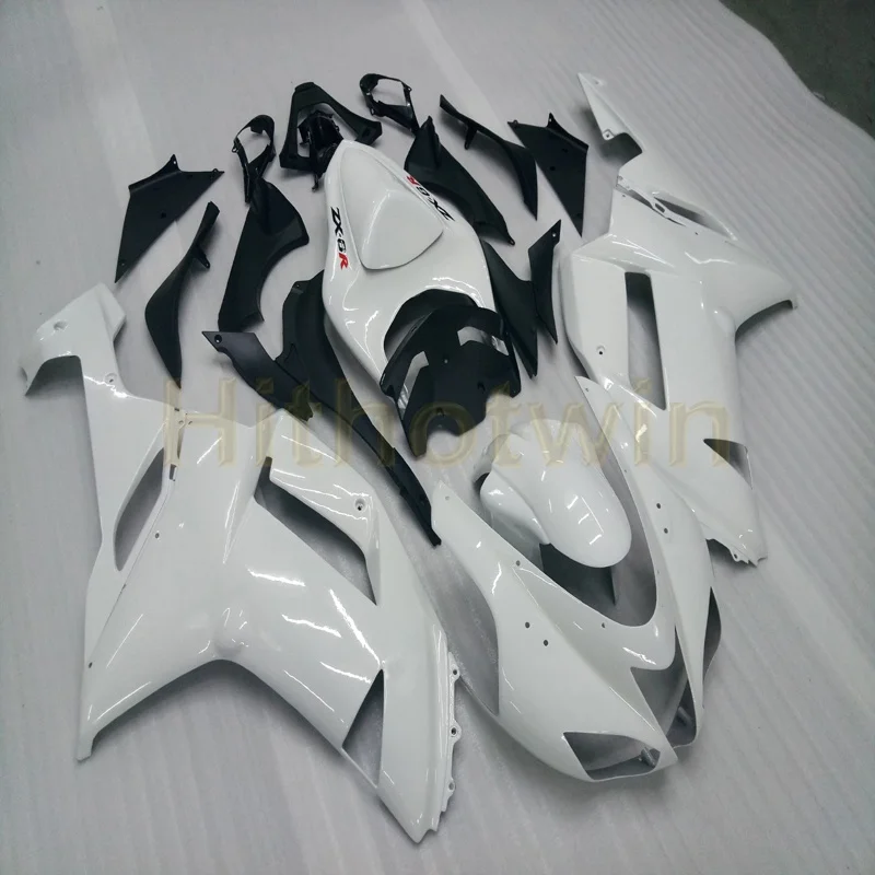 Q Заказной Корпус мотоцикла для Kawasaki ZX-6R 07-08 636 ZX6R обтекатель двигателя zx6r 2007 2008+ подарки+ белый черный - Цвет: Q