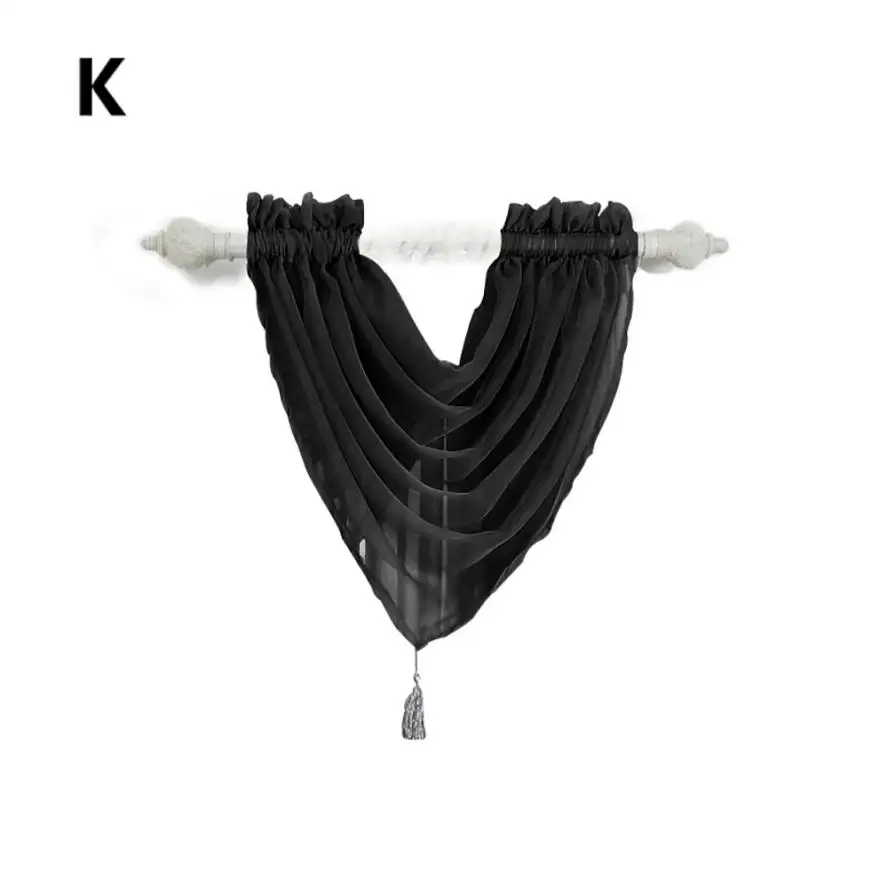 K 1 PCS Valance European Royal Luxury Valance Curtains for Living Room Window Curtains for Bedroom Valance Curtains for Kitchen#4 - Цвет: K