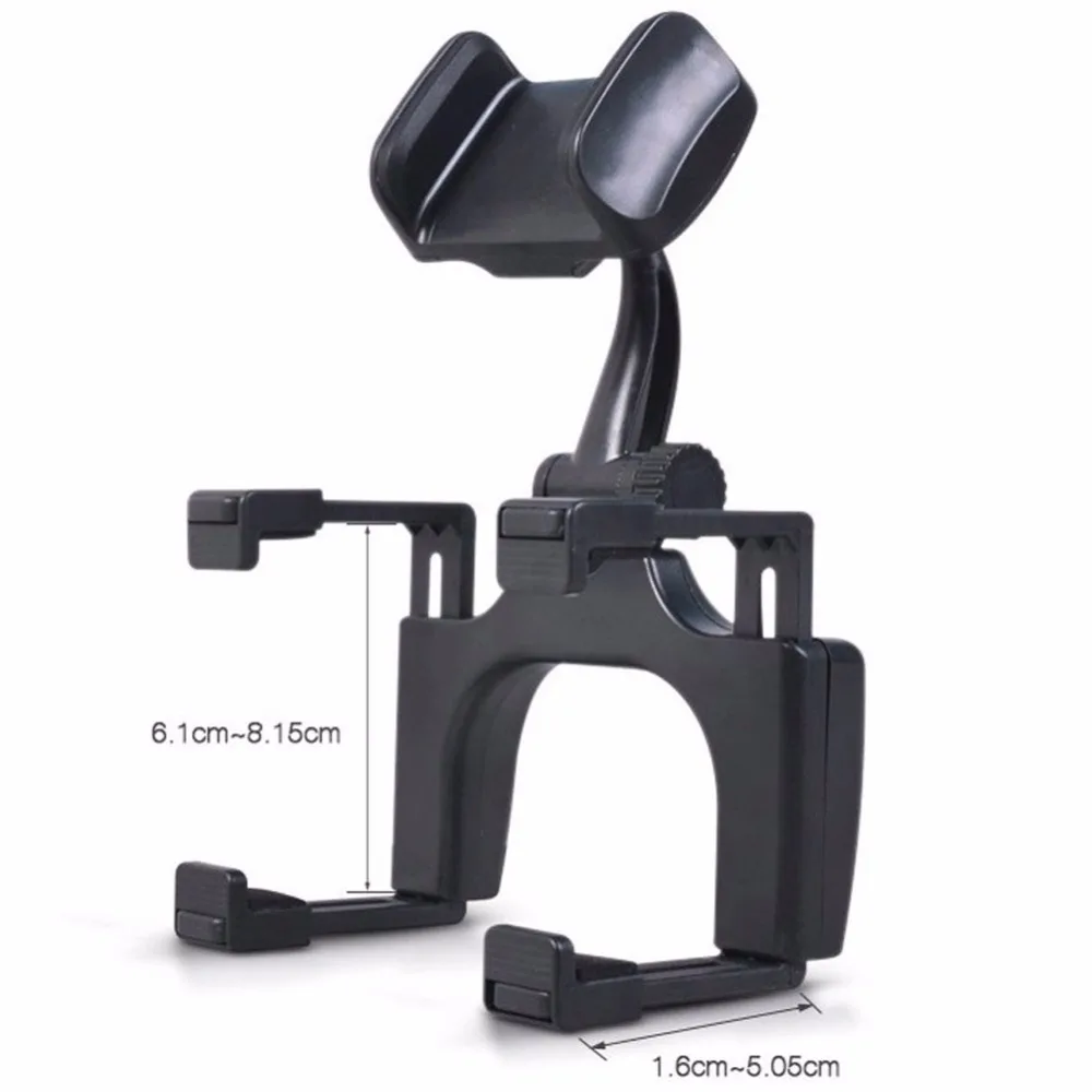 JKING Universal Car Phone Holder Mount Bracket Stand 360 Degree Rotation Rearview Mirror For Smart Mobile Cellphone Safe | Мобильные