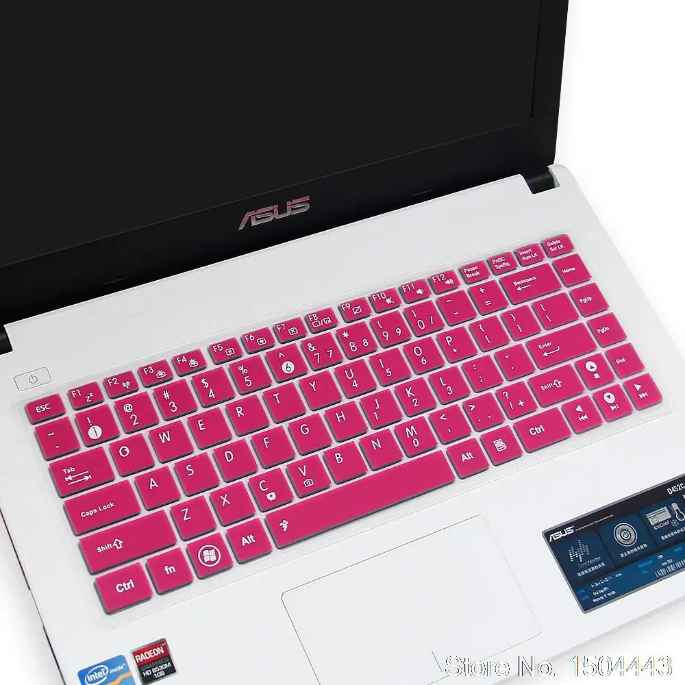 Силиконовый чехол для клавиатуры Asus K40 P80 X42J X8 P81 A41 X43S x44 x45 A411 T6670 14 дюймов|keyboard cover