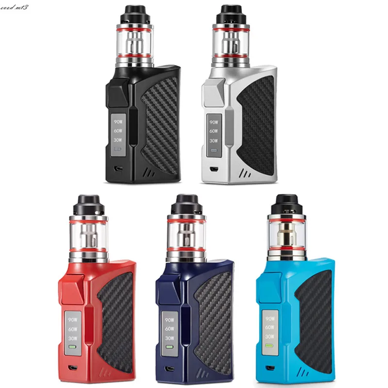 Hots 90 Вт мод коробка Vape наборы 2200 мАч батарея 510 металлический корпус 3 5 мл бак