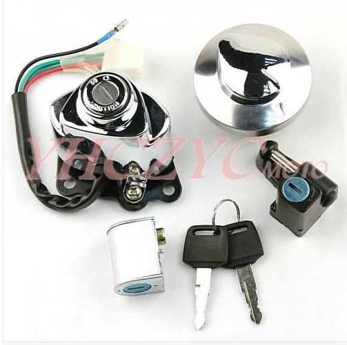 Переключатель зажигания газовая крышка шлем рулевой замок ключ для Honda VT250 / Magna 250