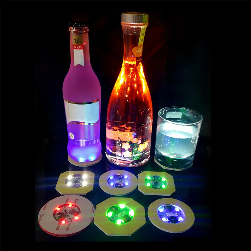 Home Craftsmanship Led Clouds Flying Car Bar atmosphere bright coasters color change for nightclubs 5 pieces of romance | Дом и сад