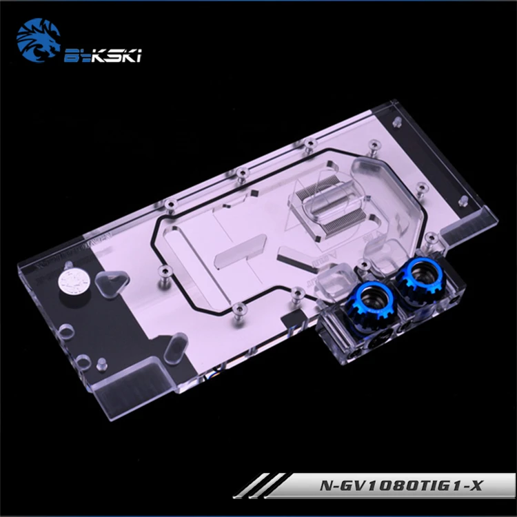 Bykski водный блок совместим с Gigabyte GTX 1080Ti Gaming OC 11G полное покрытие медным
