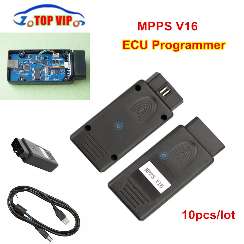 10 шт DHL новейший профессиональный MPPS V16 ЭБУ чип тюнинг 1 02 для EDC15 EDC16 EDC17 Inkl
