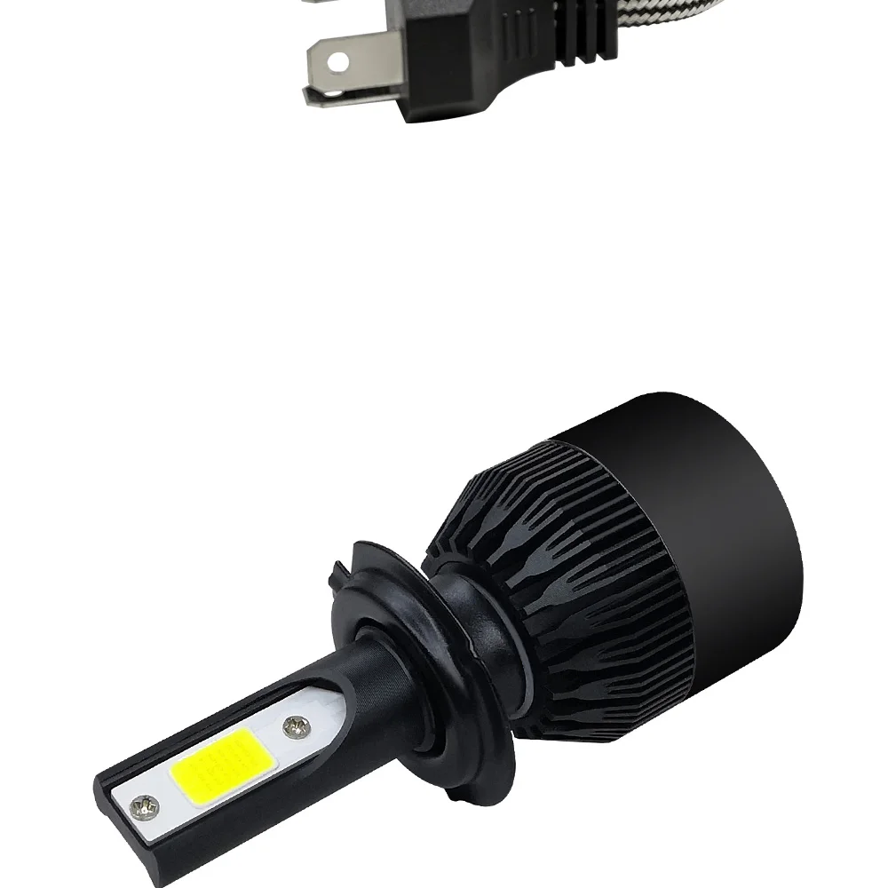 Roadsun авто аксессуары C6 головной светильник светодиодный H7 H4 H1 H11 9005 9006 HB4 HB3 светодиодный светильник лампы 7200LM 6000K 72W фары для автомобиля Тюнинг светильник Инж