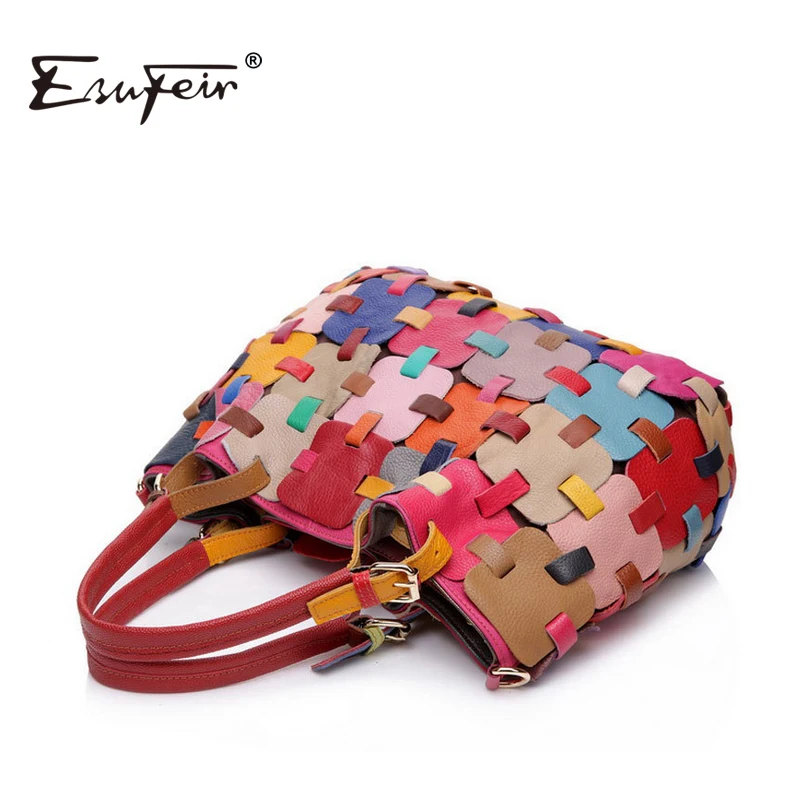 ESUFEIR Женская сумка из натуральной кожи с несколькими плечами|bag tote|women bagshoulder bags |