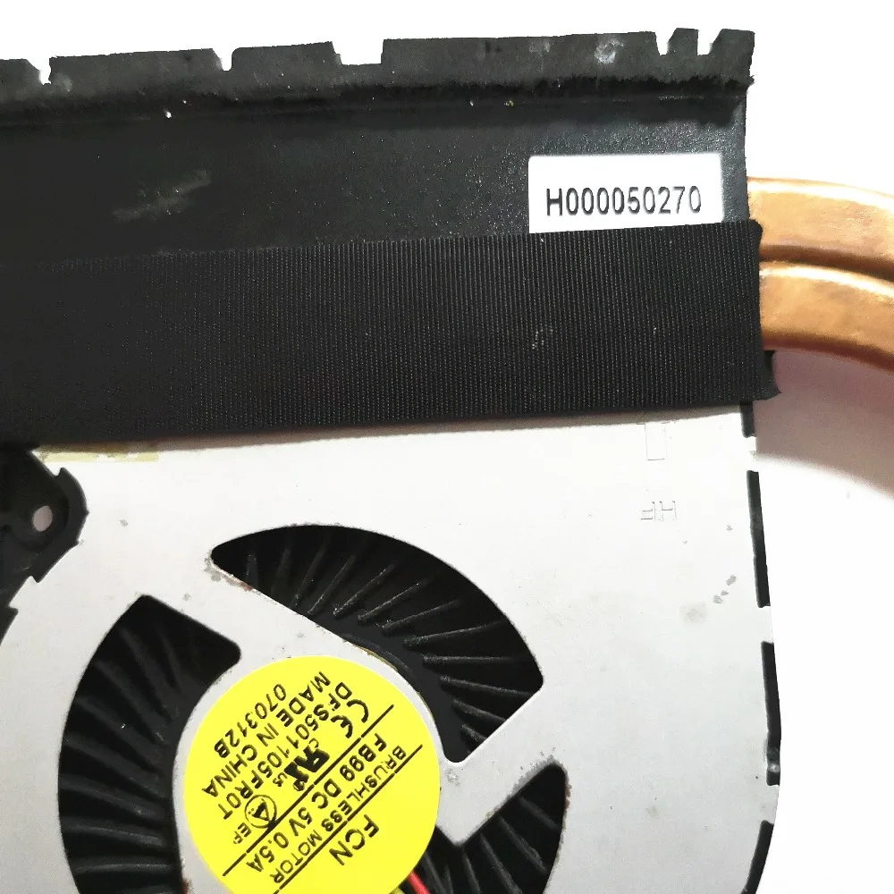 Reboto ноутбук Процессор охлаждения для Toshiba L850 C850 L870 C870 L875 Процессор вентилятор радиатора H000037360 H000050270