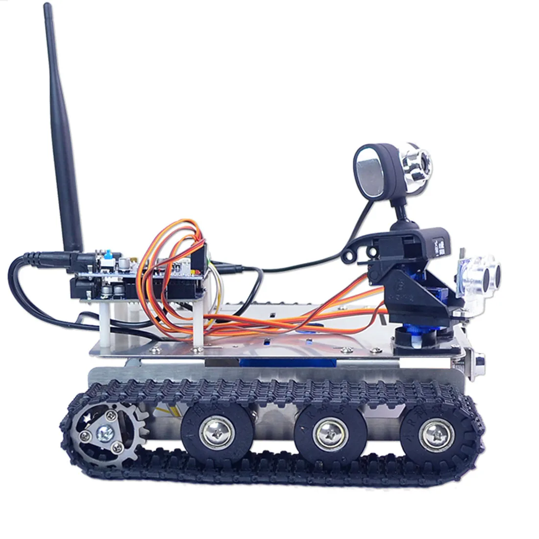 &quotСделай сам&quot Wi Fi + Программируемый через Bluetooth умный робот шасси Track Tank паровой