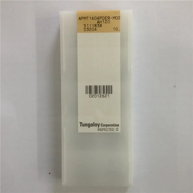 

APMT1604PDER-MO2 AH120 100% Original TUNGALOY carbide insert with the best quality 10pcs/lot free shipping