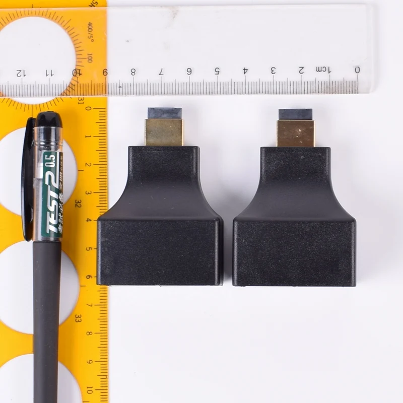 Удлинитель с 2 RJ45 портами для HDMI удлинитель до 30 м CAT 5e CAT6 UTP LAN Ethernet HDTV HDPC шт.|Кабели