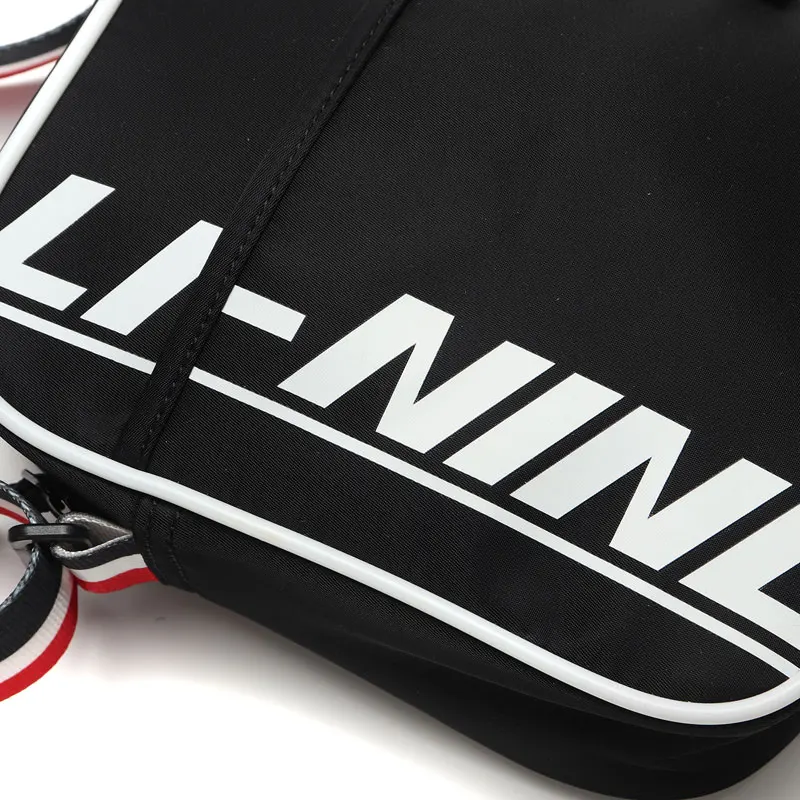 Li Ning унисекс трендовая сумка через плечо 1л с цветным блочным ремешком полиэстер