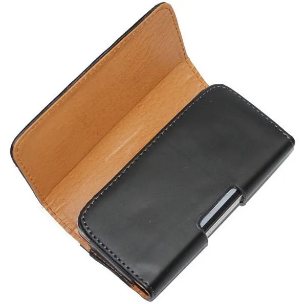 Black Leather Belt Clip Pouch Cover Case For iPhone 6 Plus 5.5&quot LG G3 G4 Samsung Galaxy Note 2 3 4 Oneplus One Xiaomi Redmi |