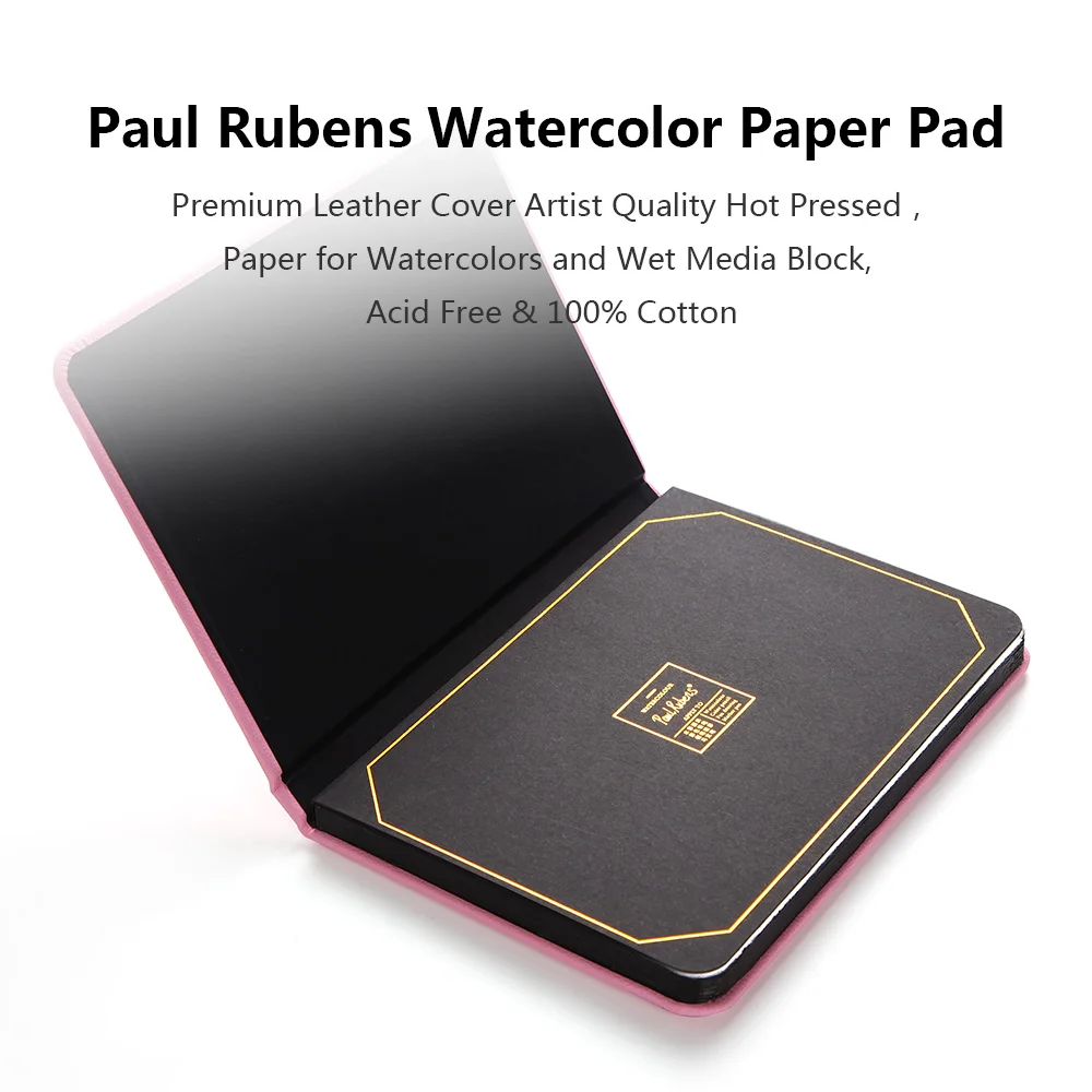 Профессиональная Акварельная бумага Paul Rubens 300GSM без кислоты 100% хлопок кожаный