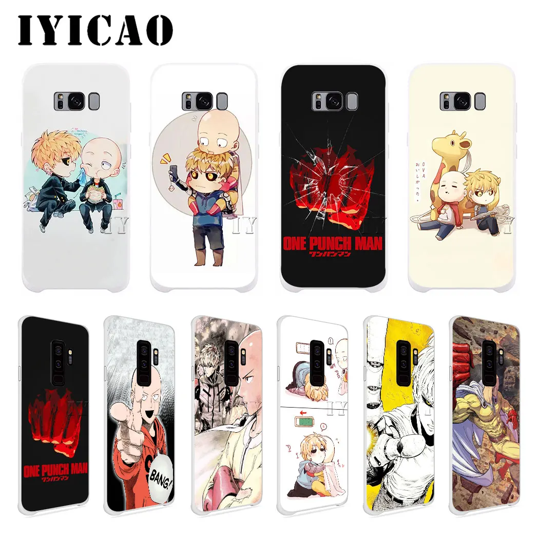 IYICAO One Punch Man cartoonHard чехол для Samsung Galaxy J6 J5 J1 J2 J3 J7 2017 2016 2015 Prime US EU