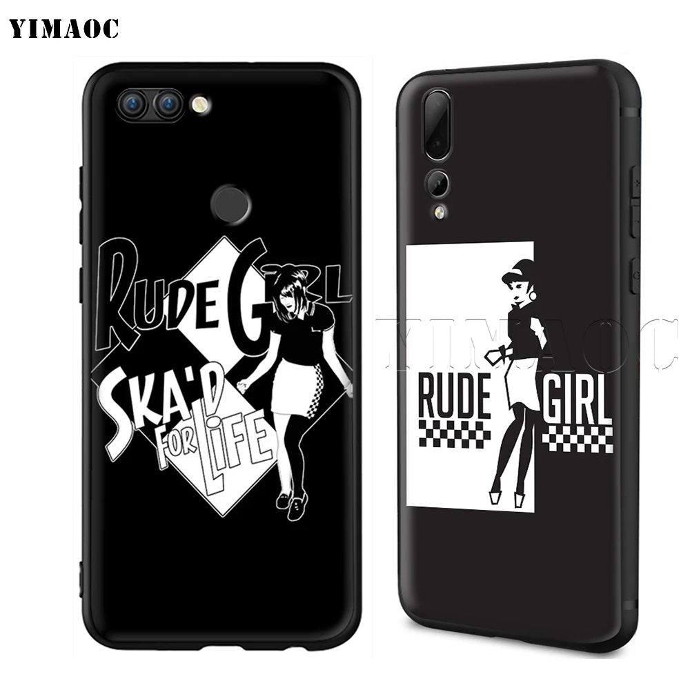 Силиконовый чехол YIMAOC Ska Man Girl для Huawei Honor Mate P smart Y7 Y9 8C 30 20 10 8x Nova 3i 3 Lite Pro Prime 2018 2019 |