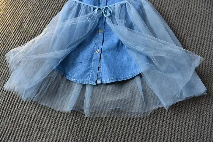 Платья для девочек Новинка лета 2019 корейские джинсы | Детская одежда и обувь