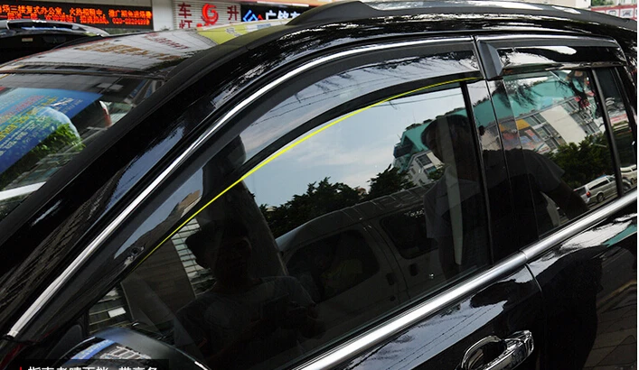 For Jeep Compass 2011-2015 Window Visor Vent Shades Sun Rain Guard Deflectors Car Accessories | Автомобили и мотоциклы