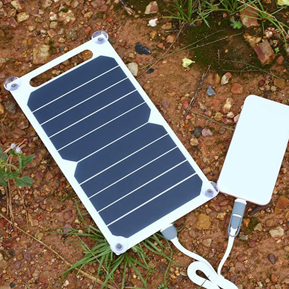 Солнечная панель 5 В Вт USB монокристаллическая Панель зарядное устройство