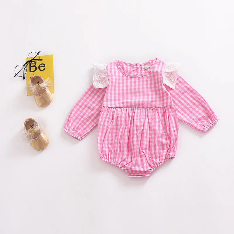 Милая одежда для малышей Белое кружево рябить рукав немного Детский спортивный