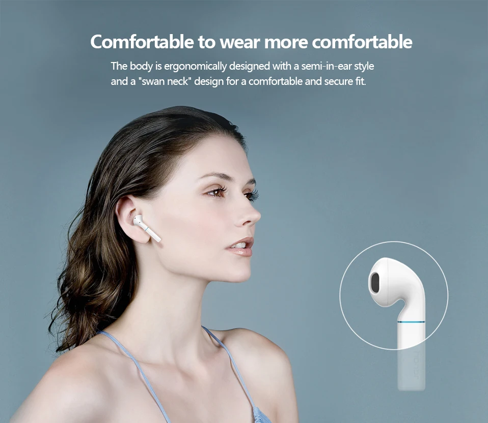 Оригинальные HUAWEI honor FlyPods Pro Bluetooth 5,0 Беспроводные наушники с микрофоном Музыка сенсорный водонепроницаемый гарнитура Handfree