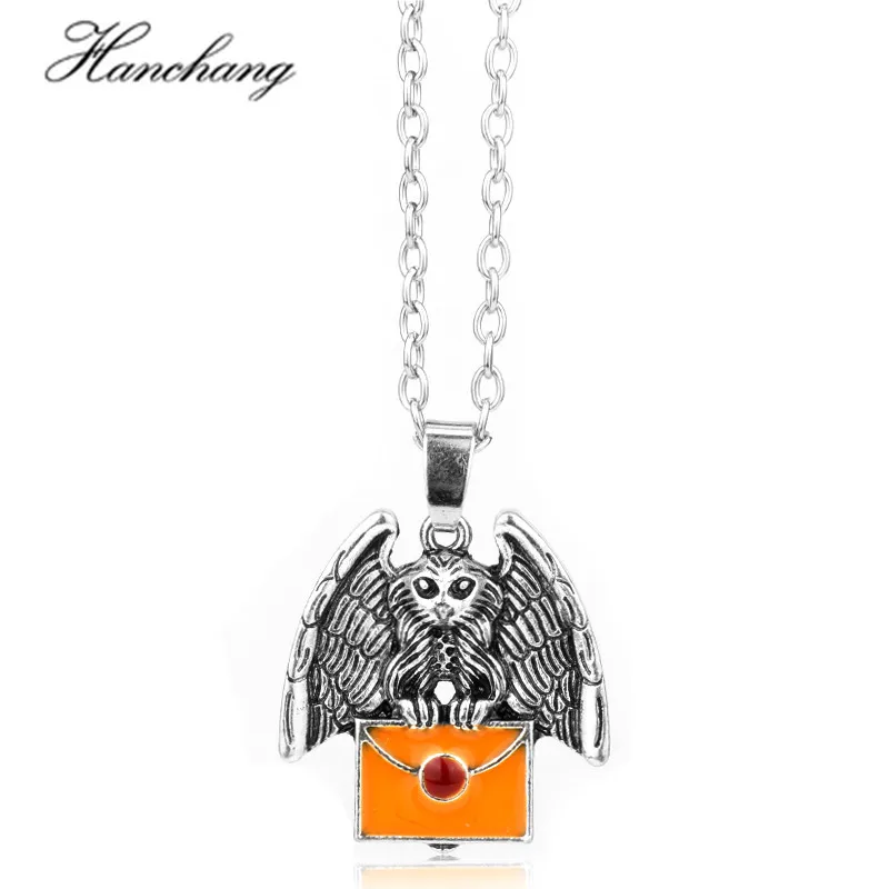 Hanchang Новый стиль сова сообщение Хогвартс Волшебная школа принятие письмо кулон