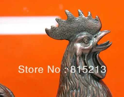 Bi00417 Китайский Народная Культура HandMade Чистая Бронзовая статуя 12 Зодиака