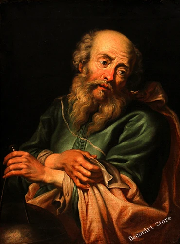 Scientist Astronomer Galileo Galilei холст живопись винтажная Настенная картина плакат из