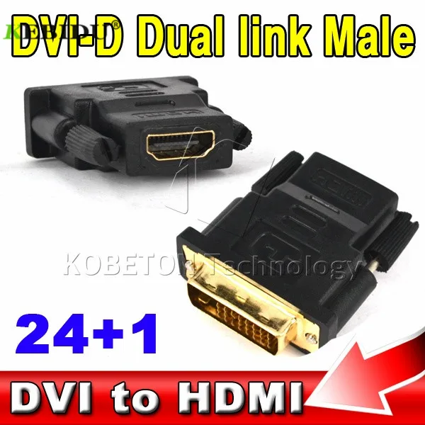 Женский и мужской HDTV конвертер DVI разъем для Xbox360/One PS3 PS4 24 + 1 Pin к HDMI совместимый